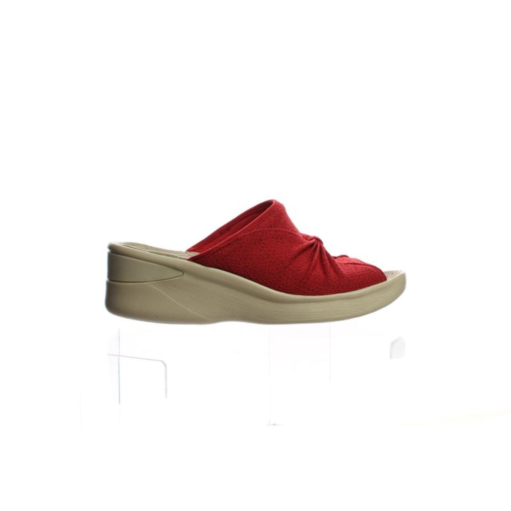 Bzees Womens Sunburst Red Heels Size 9.5 Medium (B, M)